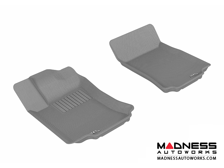 Mercedes-Benz R300/ R350/ R500 Floor Mats (Set of 2) - Front - Gray by 3D MAXpider